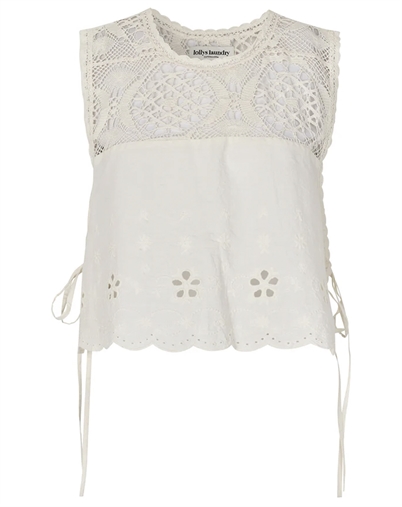 Lollys Laundry - PortobelloLL Top - White